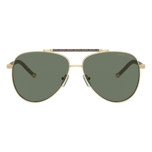 A0863Z New MICHAEL KORS Portugal Gold Aviator MK1146 1014/3H Sunglasses Women - Picture 2 of 6